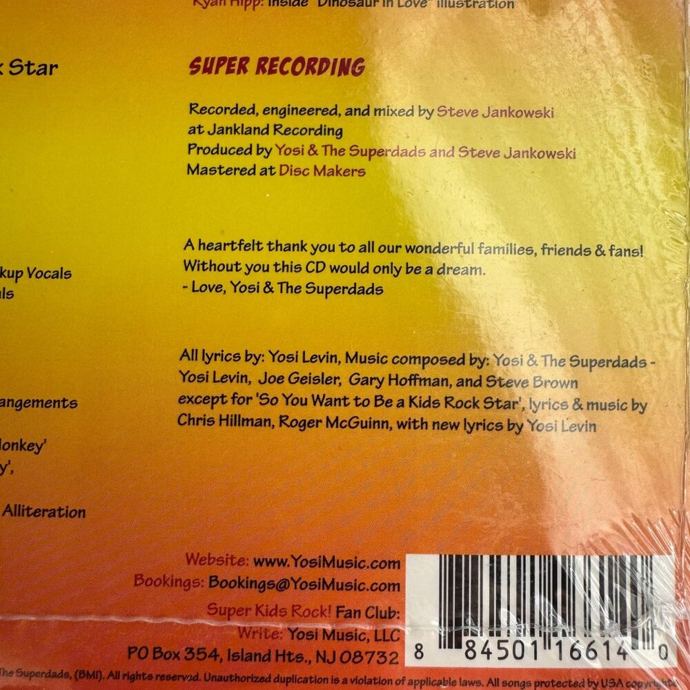 Yosi & The Superdads "Super Kids Rock!" CD New Sealed - Picture 5 of 6